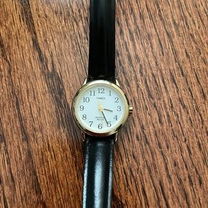 30mm Timex Leather Strap Watch